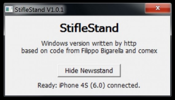 Come nascondere l’icona Edicola su iPhone senza jailbreak grazie a StifleStand per Windows