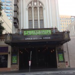 California Theatre pronto per l’evento Apple!