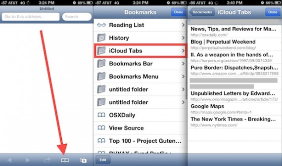 Come accedere alle schede iCloud da iPhone ed iPod touch in Safari – Guida