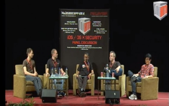 Pod2G, MuscleNerd e Planetbeing discutono della sicurezza di iOS ad “Hack in the Box” – Video