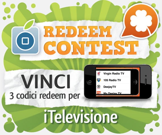 Vinci 3 codici redeem per iTelevisione [CODICI INVIATI]