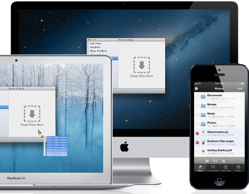 Condividi i file tra Mac/PC e iPhone con File Transfer