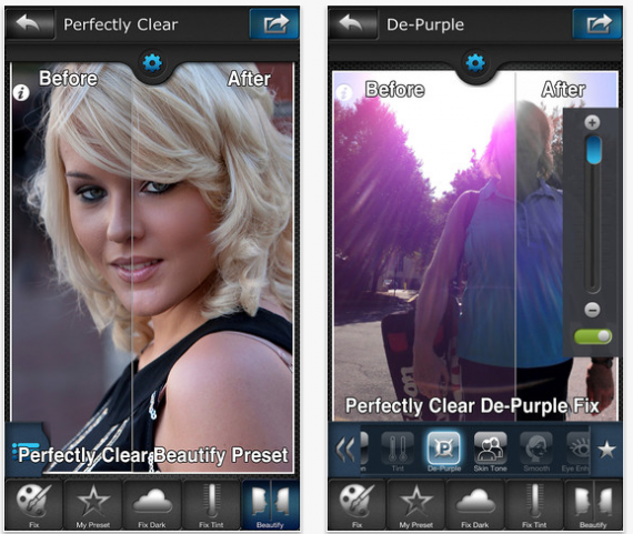 Perfectly Clear: arriva una funzione per rimuovere l’alone viola dalle immagini scattate con iPhone 5