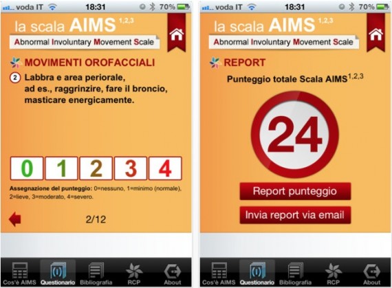 L’applicazione medica Scala AIMS arriva su App Store