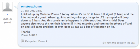 iPhone 5: ecco i 6 problemi più discussi sul sito di supporto Apple