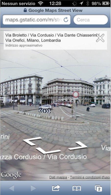 Street View arriva su iOS 6 grazie alla nuova webapp di Google Maps!