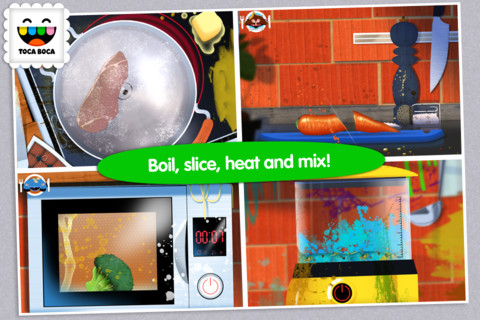 Toca Kitchen Monsters, app per bambini