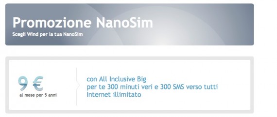 Wind: ecco tutte le offerte per NanoSIM e iPhone 5