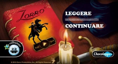 Da Chocolapps arriva il libro didattico dedicato a Zorro