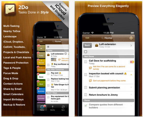 E’ disponibile un nuovo aggiornamento per 2Do, uno dei migliori task manager per iOS