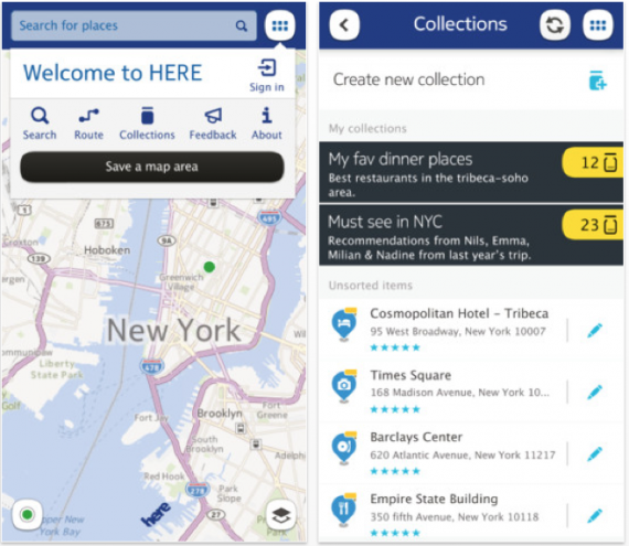 Here per iOS disponibile su App Store – le mappe di Nokia sbarcano su iPhone