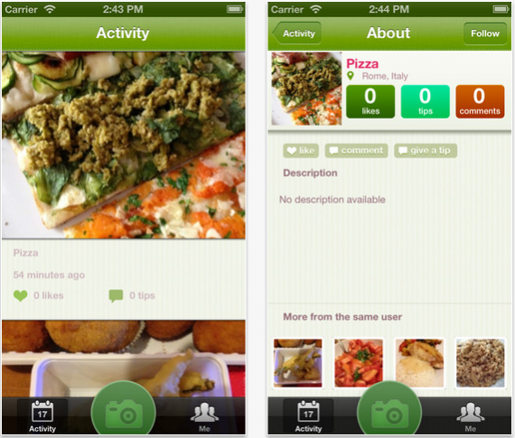 Snapalicious: l’app “social” per gli amanti della cucina e di Facebook