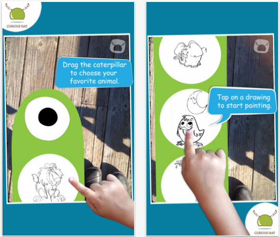 Eye Paint Animals: l’app che consente ai più piccoli di colorare le illustrazioni acquisendo colori e trame dal mondo reale