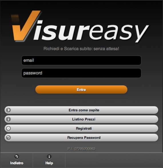 Visure Easy diventa WebApp