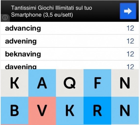 Giochi a Letterpress e vuoi vincere facile? Ecco come fare – Cydia