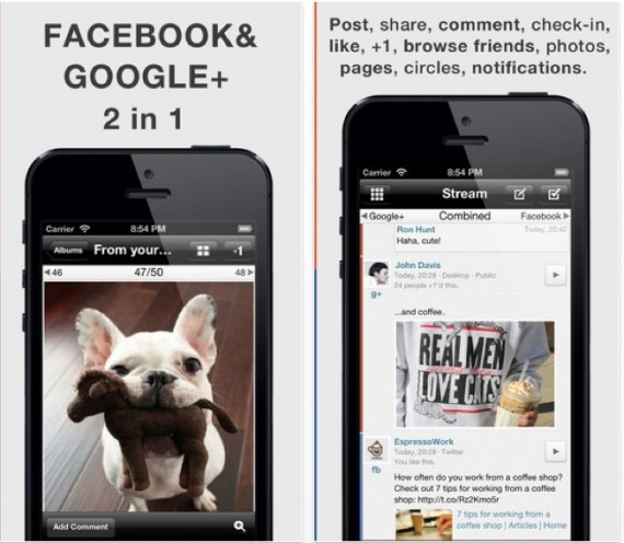 Gestisci Google+ e Facebook con l’app Jift