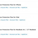 Da oggi gli Apple Care non saranno più in vendita nei negozi italiani
