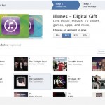 Le carte regalo digitali di iTunes sono disponibili da ora anche su Facebook