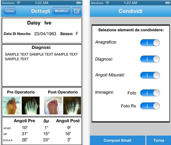 HalluxValgus: l’app per i medici ortopedici, fisiatri e fisioterapisti arriva su iPhone