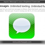 iMessage di Apple diventa un marchio registrato