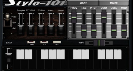 Stylo-101 (Stylophone+SH-101): un nuovo sintetizzatore su App Store