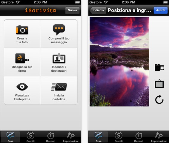Nuovo update per iScrivito, l’app che consente di inviare cartoline dal tuo iPhone
