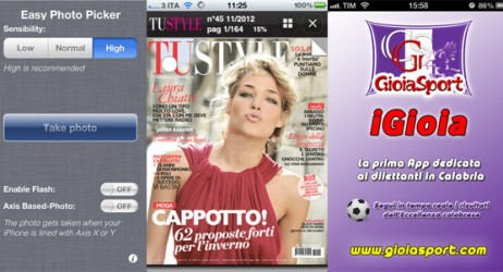 iPhoneItalia Quick Review: Easy Photo Picker, TuStyle e iGioia