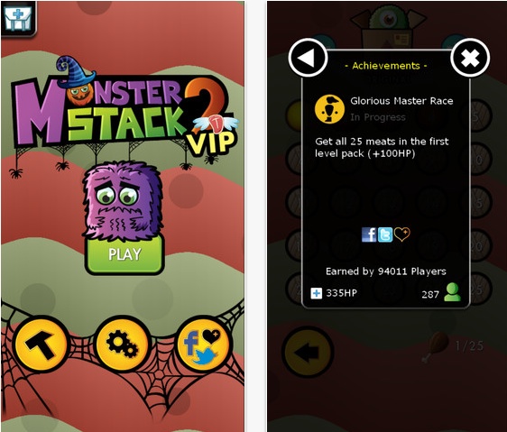 Monster Stack 2: un gradevole puzzle game di tipo fisico