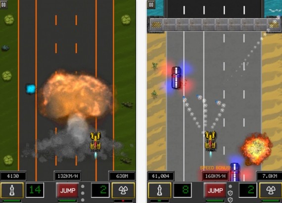 Armored Drive: un endless game armato fino ai denti