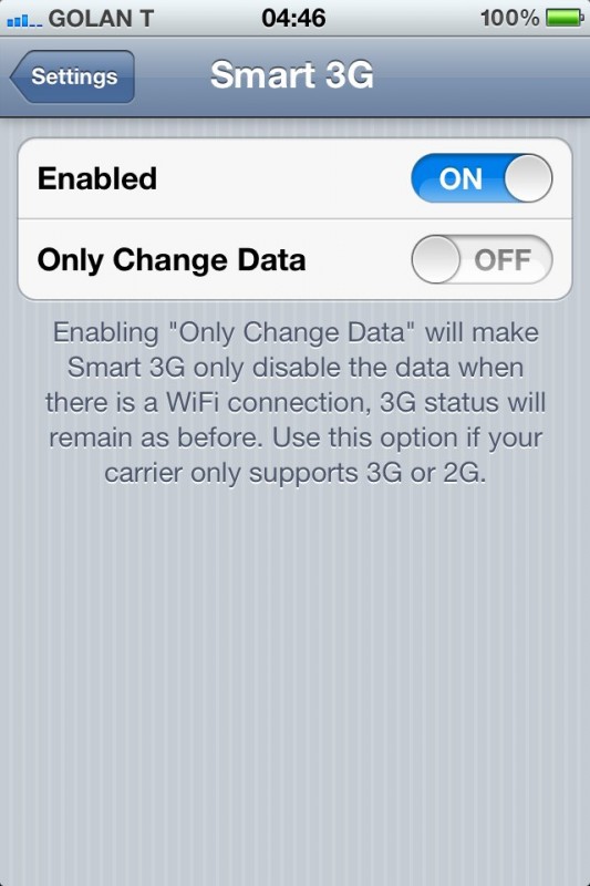 Smart 3G rende la rete cellulare “intelligente” su iPhone – Cydia