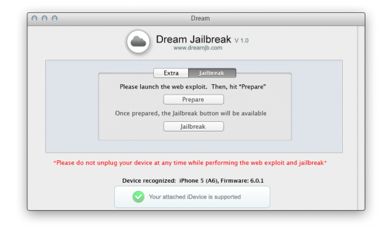 “Dream Jailbreak” pubblica il primo video del jailbreak untethered di iOS 6.0/6.0.1: ecco l’ennesimo fake annunciato! [AGGIORNATO]