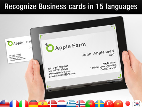 Business Card Reader HD iPad pic0