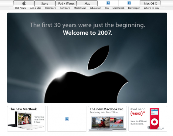 L’evoluzione della Mela morsicata raccontata dalle pagine del sito Apple – Speciale iPhoneItalia