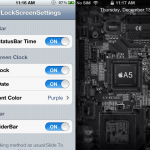 LockScreen Settings, modifichiamo l’aspetto degli elementi della lockscreen – Cydia
