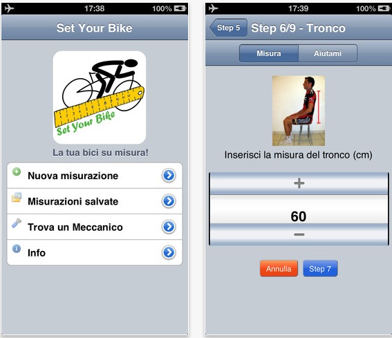 Set Your Bike, l’app per settare il telaio della bici in modo perfetto