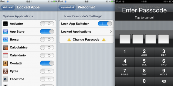 Icon Passcode, un nuovo tweak per bloccare l’accesso alle app con una password numerica – Cydia