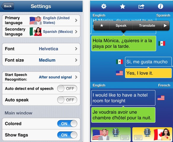 Traduci e chatta via Bluetooth con l’applicazione “Voice Translator Linguatec”