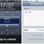 LockMemos, inserisci dei promemoria nella schermata di blocco dell’iPhone – Cydia