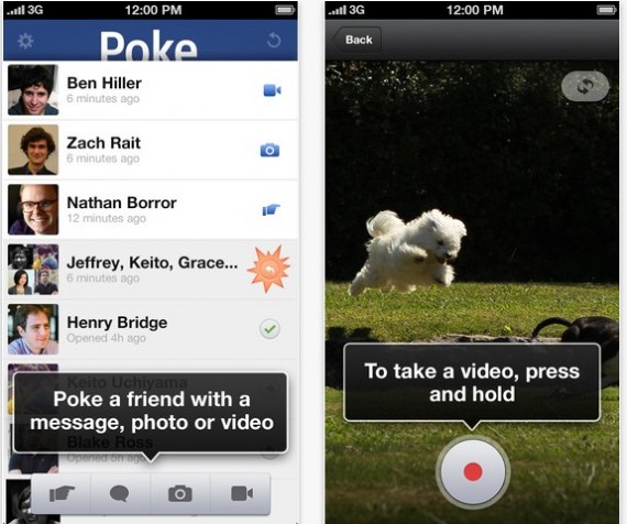 Facebook rilascia l’applicazione “Poke”