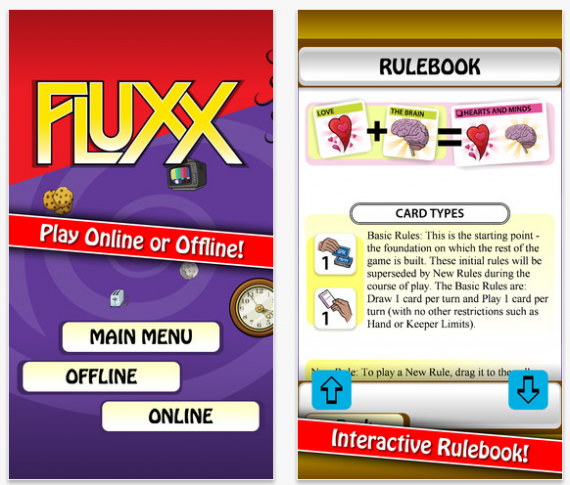 Fluxx, la nota serie di giochi di carte arriva su App Store