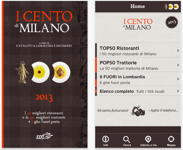 “I Cento”: le nuove app per scoprire i migliori locali e ristoranti arrivano su App Store