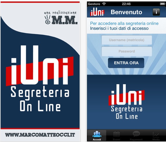iUNi, l’app della segreteria on line dell’Università di Perugia