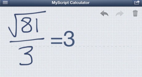MyScript Calculator: operazioni matematiche con la nostra scrittura