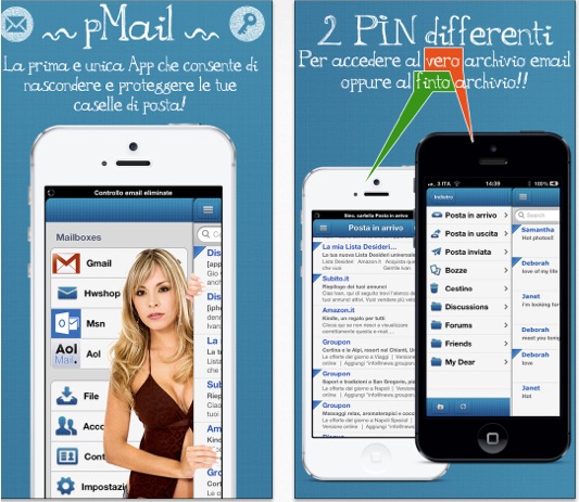 pMail, la posta segreta su iPhone