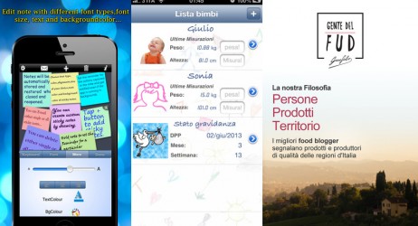 iPhoneItalia Quick Review: Sticky Notes, iBimbi e Gente del Fud