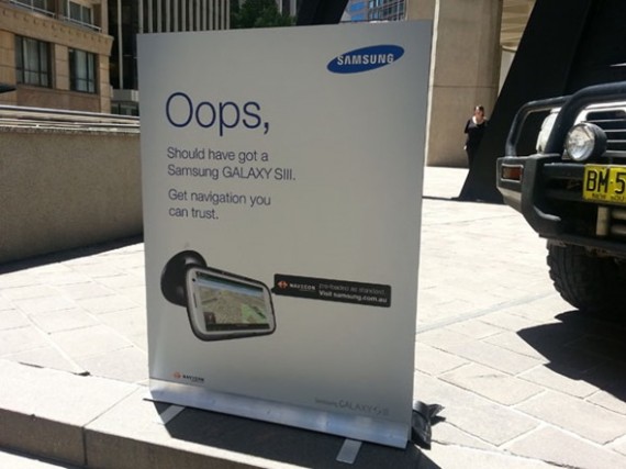 Australia: Samsung prende di mira Apple e le sue mappe in una nuova campagna pubblicitaria