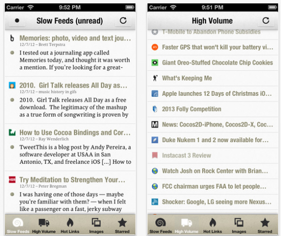Slow Feeds, il lettore di feed RSS “lenti”, si aggiorna con importanti novità