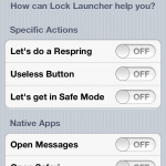 Avviare le applicazioni premendo il tasto Power? Da oggi è possibile con Lock Launcher – Cydia