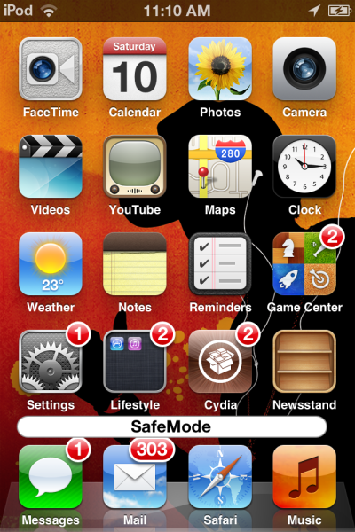 InstaSafe, entriamo in Safe Mode con un solo tap – Cydia