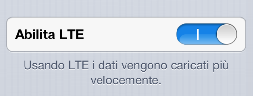LTE iPhone Italia